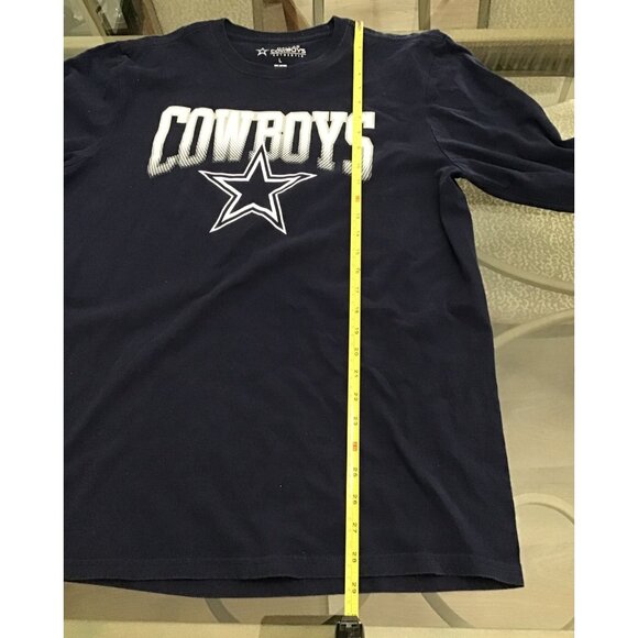 DALLAS COWBOYS AUTHENTIC MENS NAVY CREW NECK COTTON GRAPHIC T-SHIRT SIZE LARGE - Picture 6 of 6